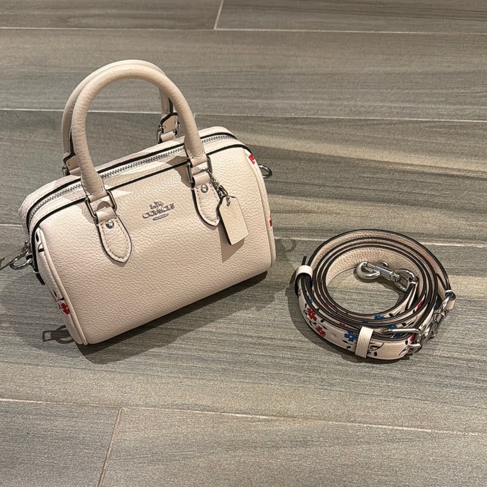 Coach Floral Rowan Crossbody Bag